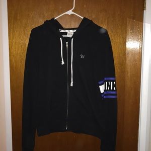 VS pink zip up hoodie